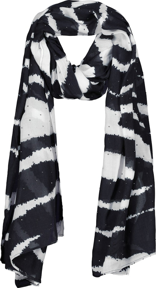 Monari Zebra Print Scarf