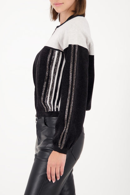 Monari Black Colourblock Jacket