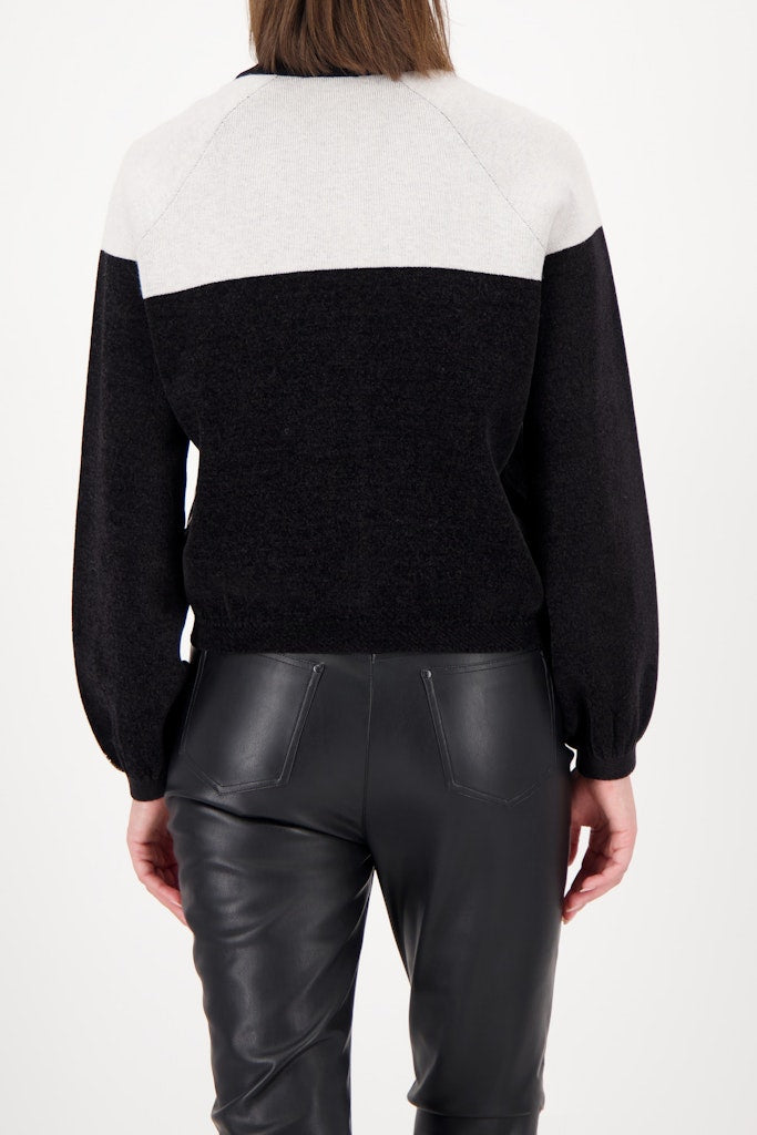 Monari Black Colourblock Jacket