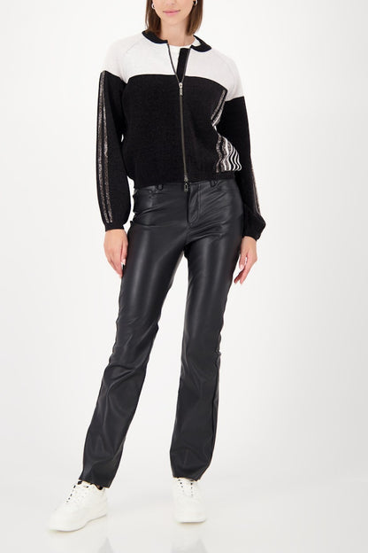 Monari Black Colourblock Jacket