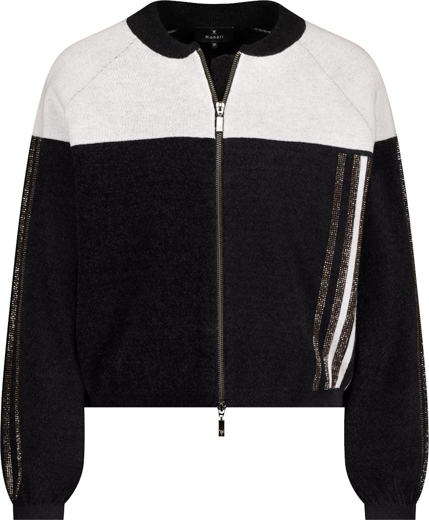 Monari Black Colourblock Jacket