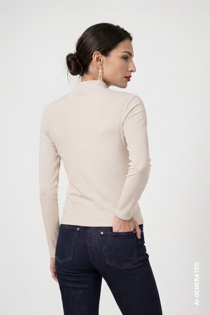 Monari Warm Beige Top