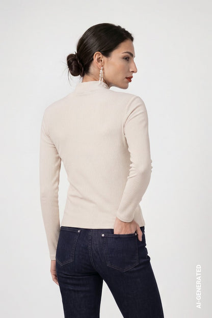 Monari Warm Beige Top