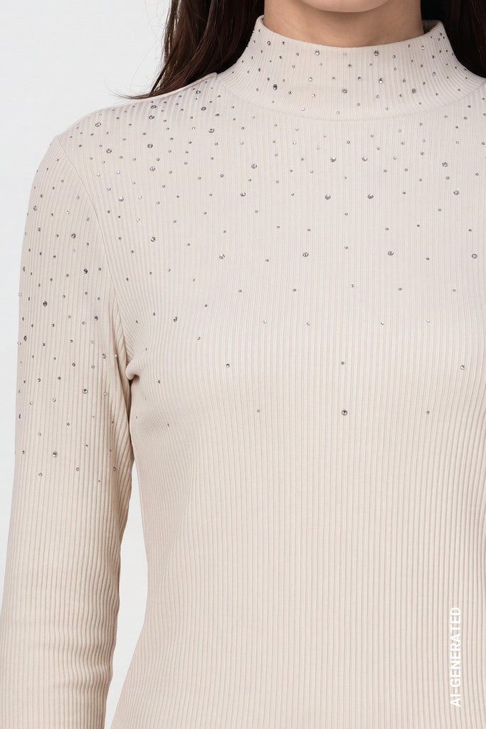 Monari Warm Beige Top