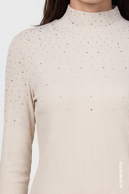 Monari Warm Beige Top