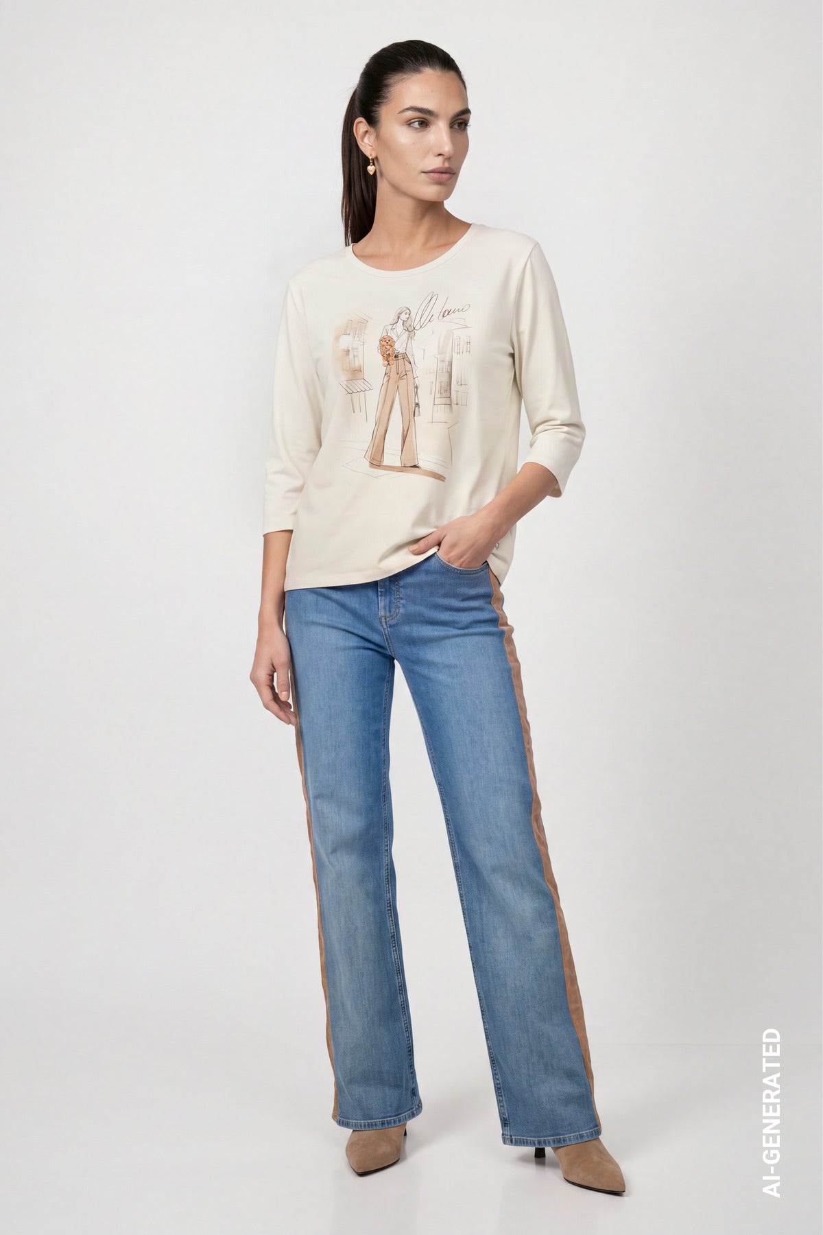 Monari Fashion Sketch T-Shirt