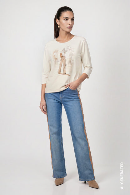 Monari Fashion Sketch T-Shirt