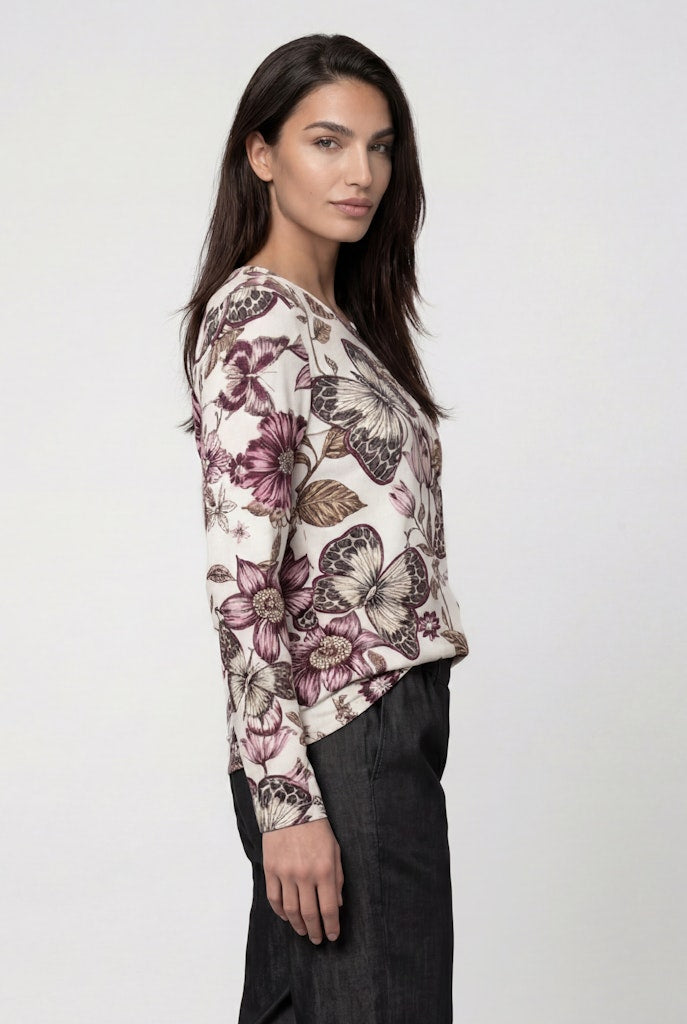 Monari Floral Print Top