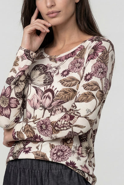 Monari Floral Print Top