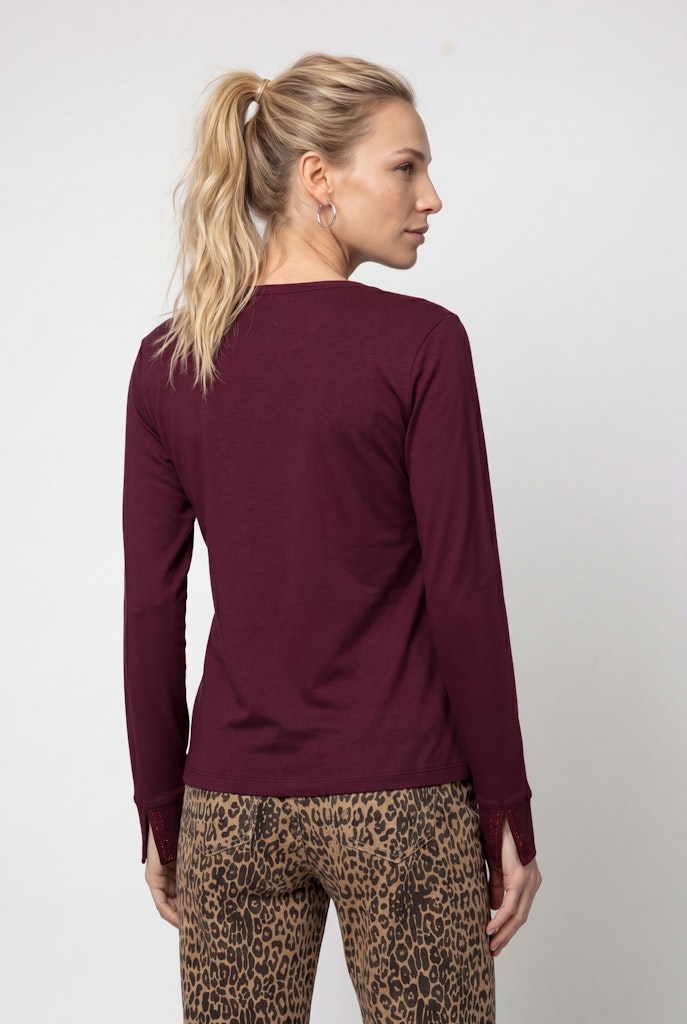 Monari Dark Bordeaux Longsleeve Top