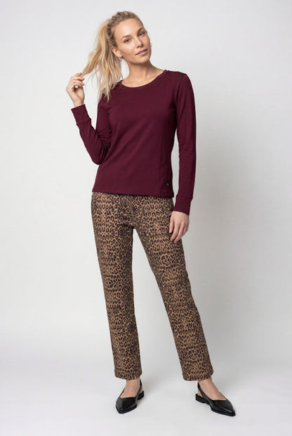 Monari Dark Bordeaux Longsleeve Top