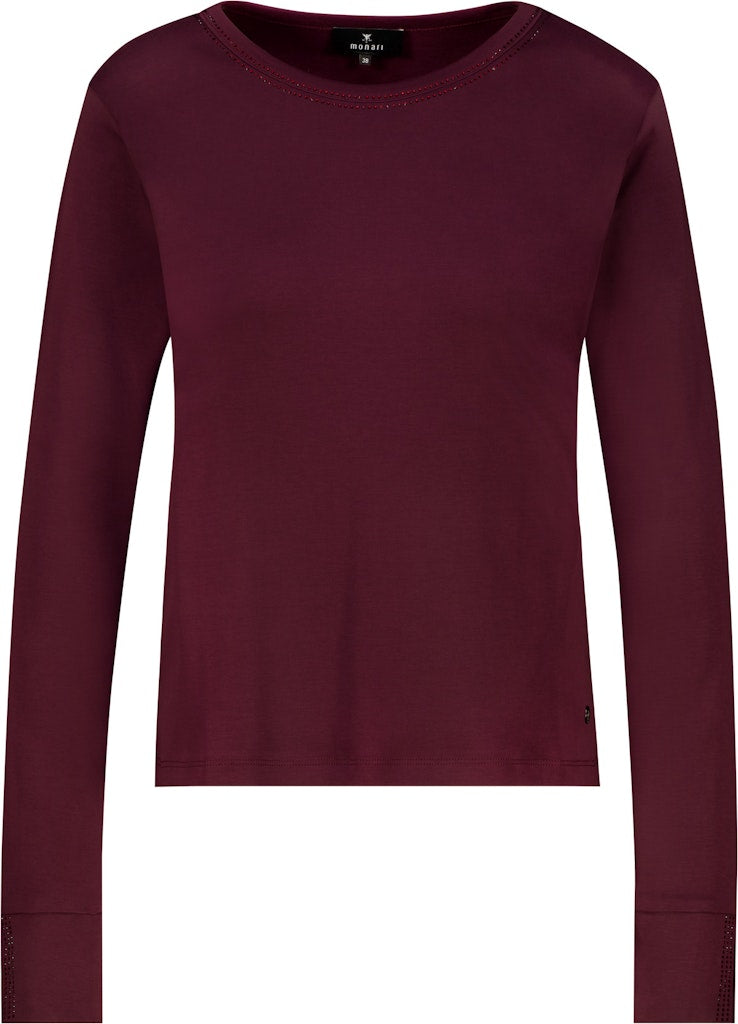 Monari Dark Bordeaux Longsleeve Top