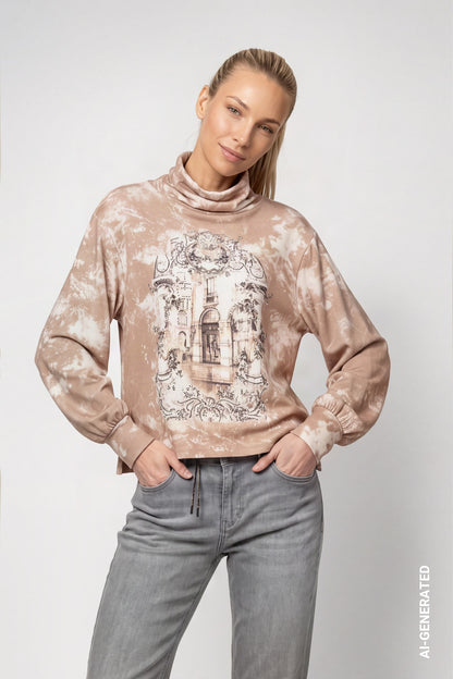 Monari Gallery Print Sweatshirt