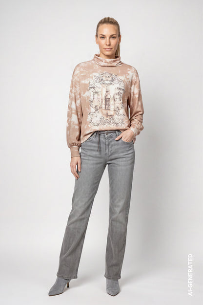 Monari Gallery Print Sweatshirt