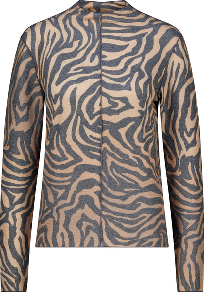 Monari Zebra Print Top