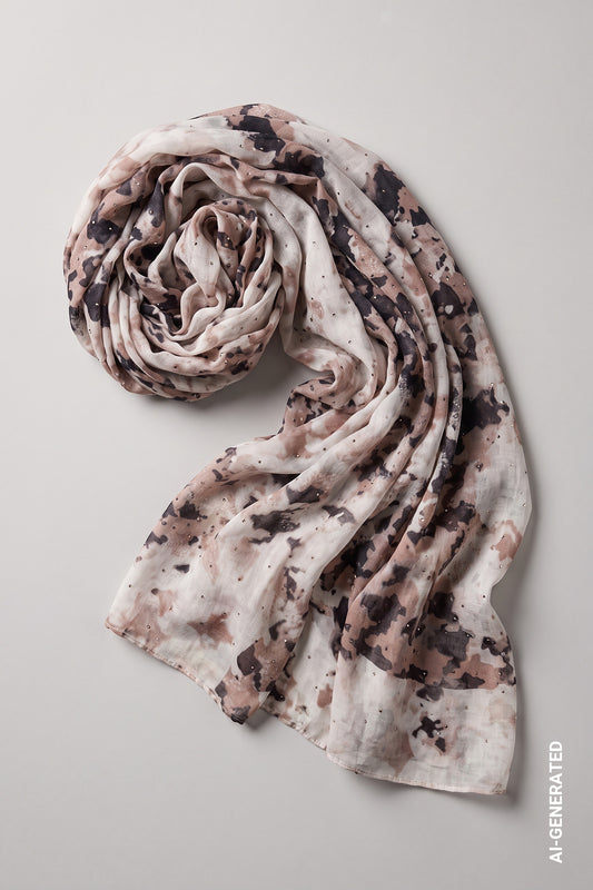 Monari Abstract Print Scarf