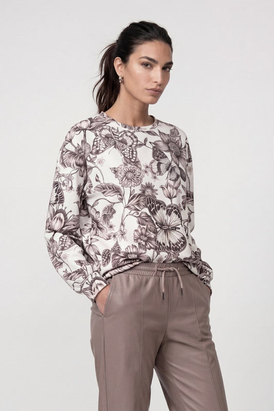 Monari Floral Print Sweatshirt