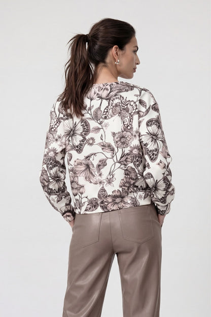 Monari Floral Print Sweatshirt