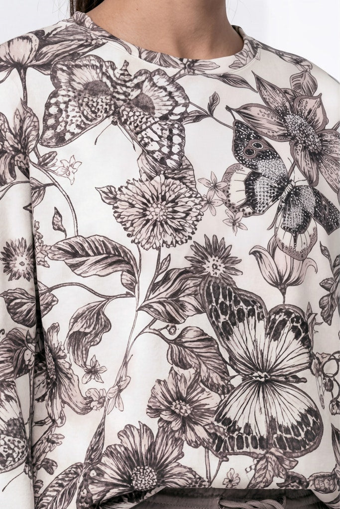 Monari Floral Print Sweatshirt