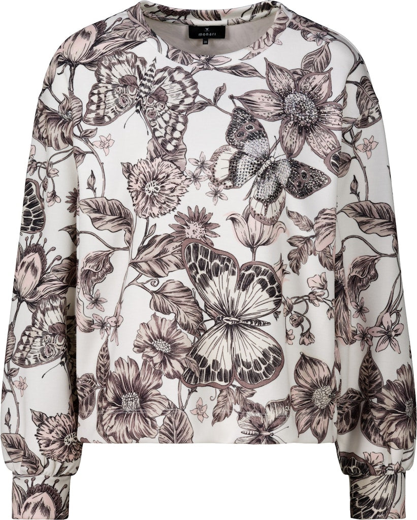 Monari Floral Print Sweatshirt