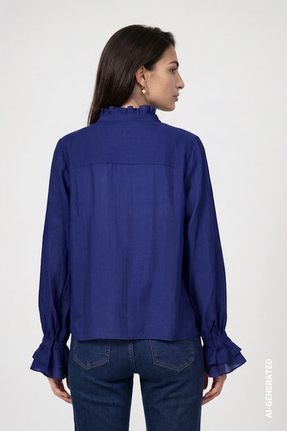 Monari Navy Blouse