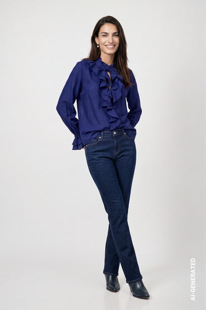 Monari Navy Blouse