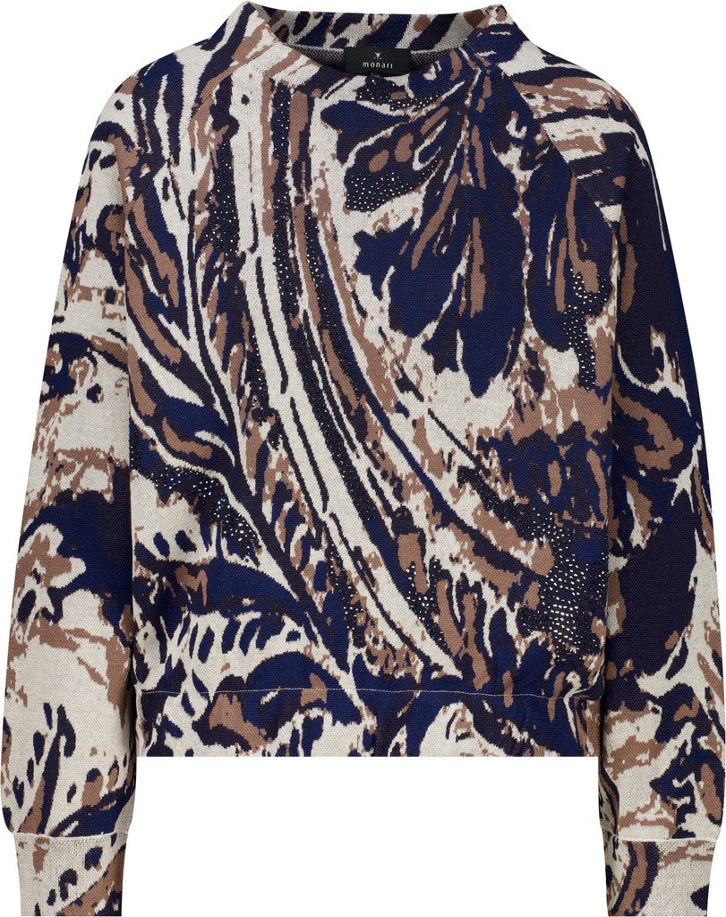 Monari Paisley Print Pullover