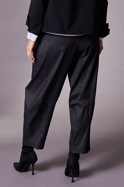 Peruzzi Black Striped Trousers