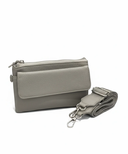Grey Cross Body Bag