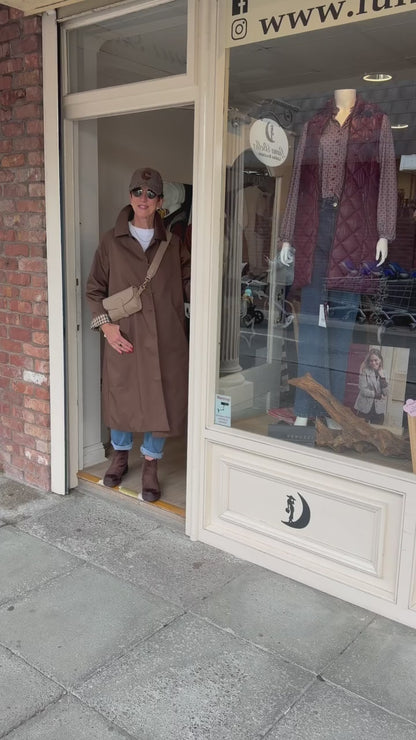 Chocolate Brown Trench Coat