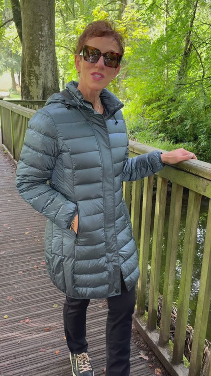 Normann Petrol Blue Puffer Jacket