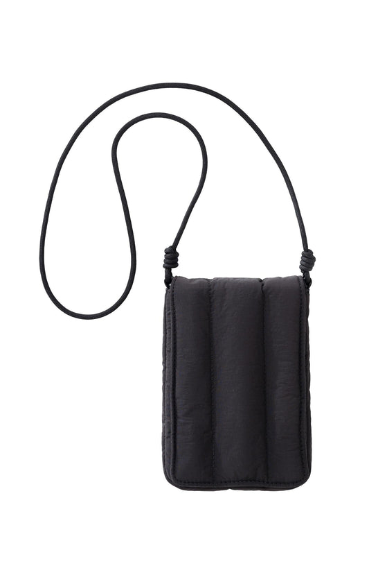 Quilted phone bag with handy shoulder cord - Type: product