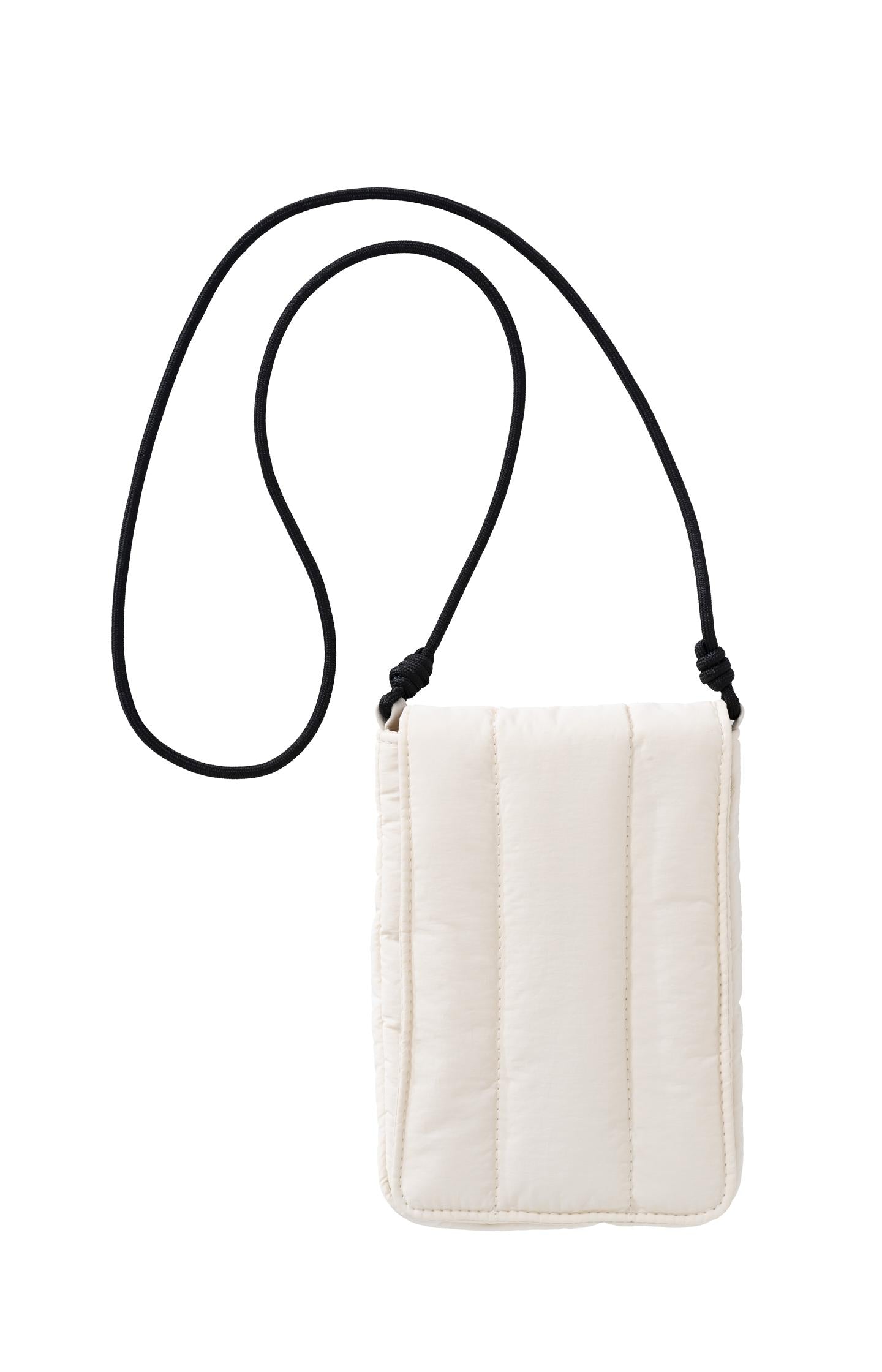 Quilted phone bag with handy shoulder cord - Type: product