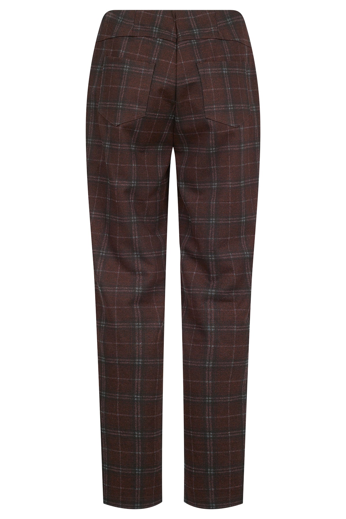Robell Bella Red Check Trousers