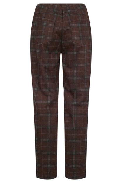 Robell Bella Red Check Trousers