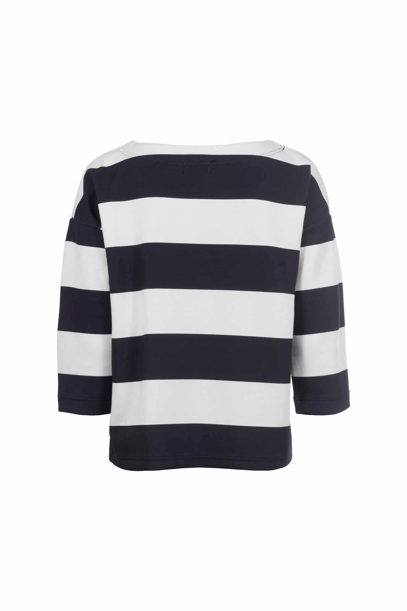 Navy Striped Sweatshirt