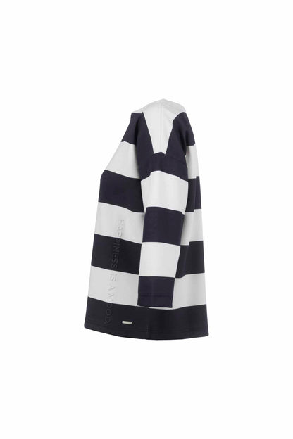 Navy Striped Sweatshirt