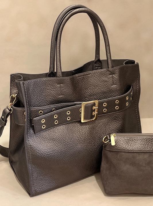Bronze Bag with Buckle