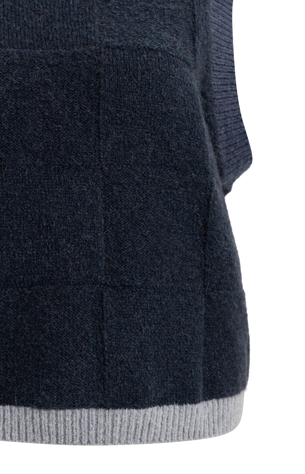 YAYA Spencer with check textured