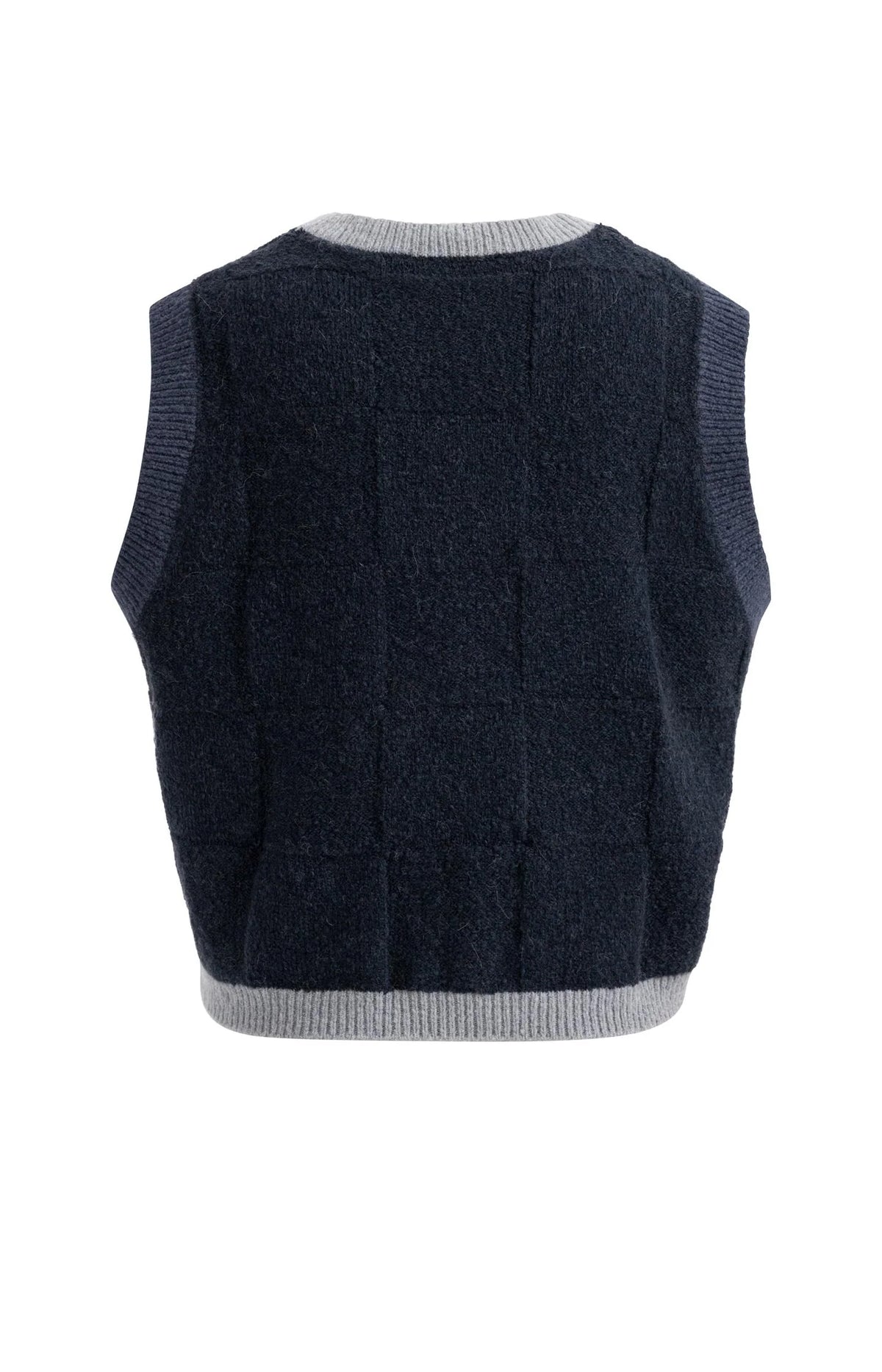 YAYA Spencer with check textured