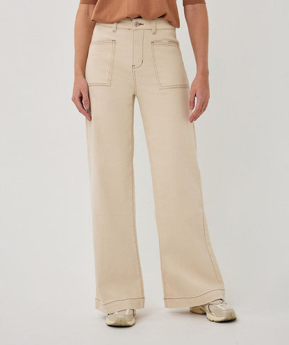 Esqualo Natural Twill Trousers