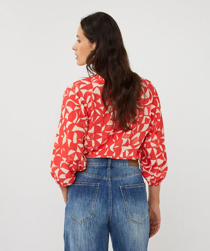 Esqualo Chili Print Top