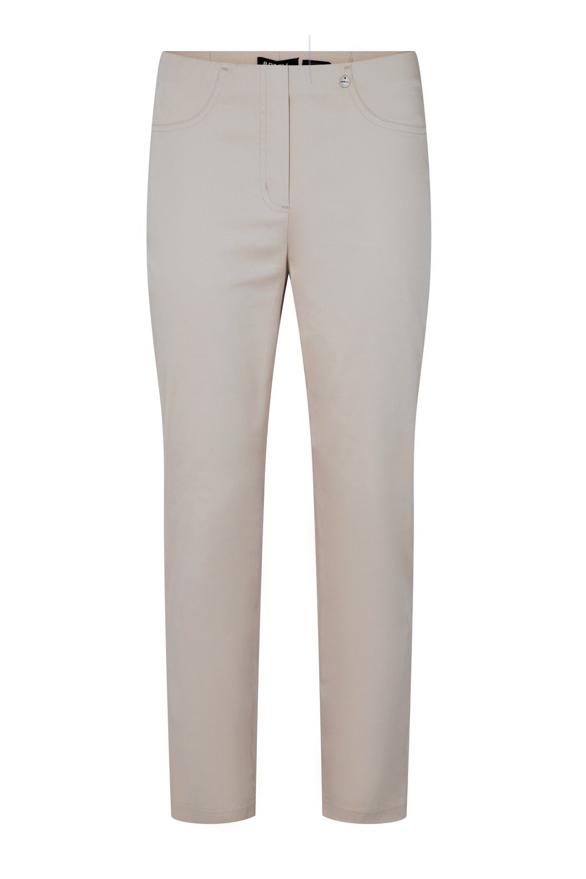 Robell Bella 7/8 Light  Grey Cropped Trousers
