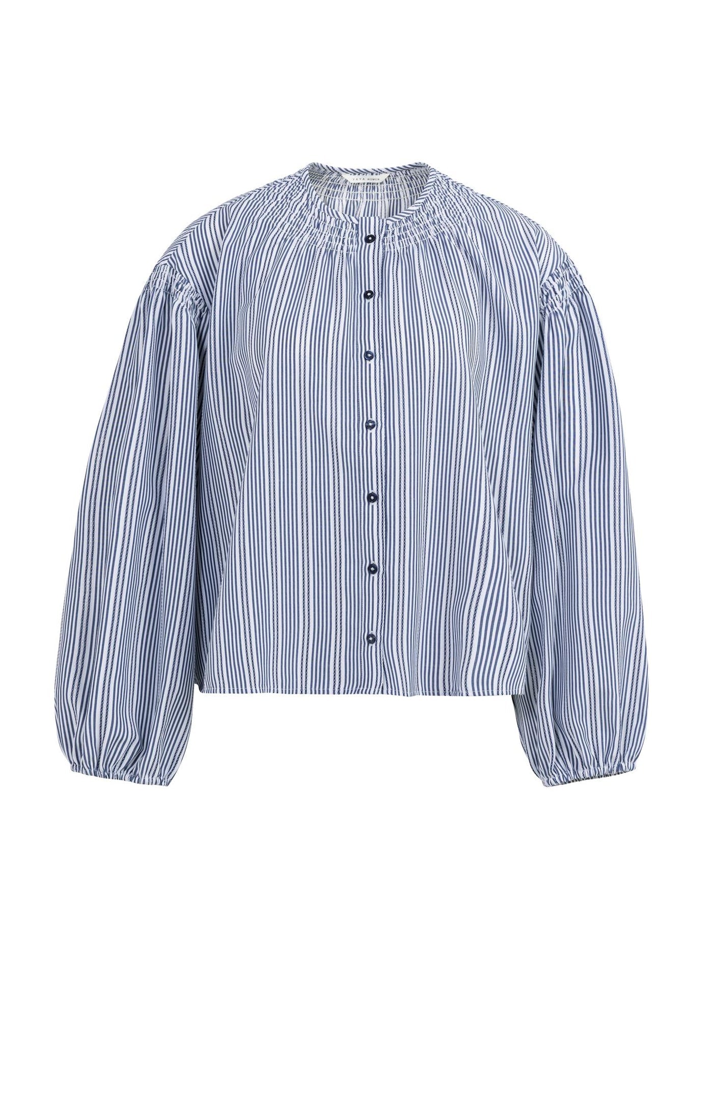 YAYA Striped Blouse