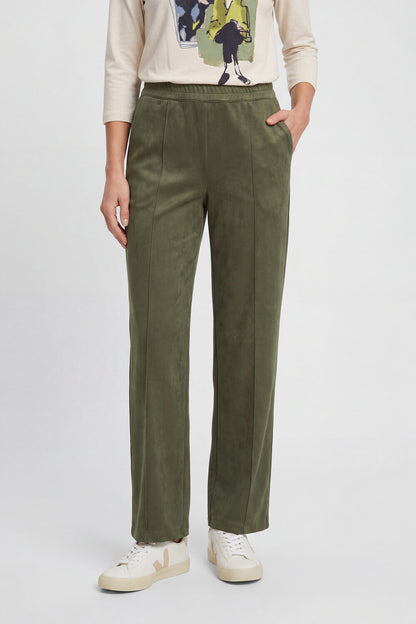 Olsen Faux Suede Trousers