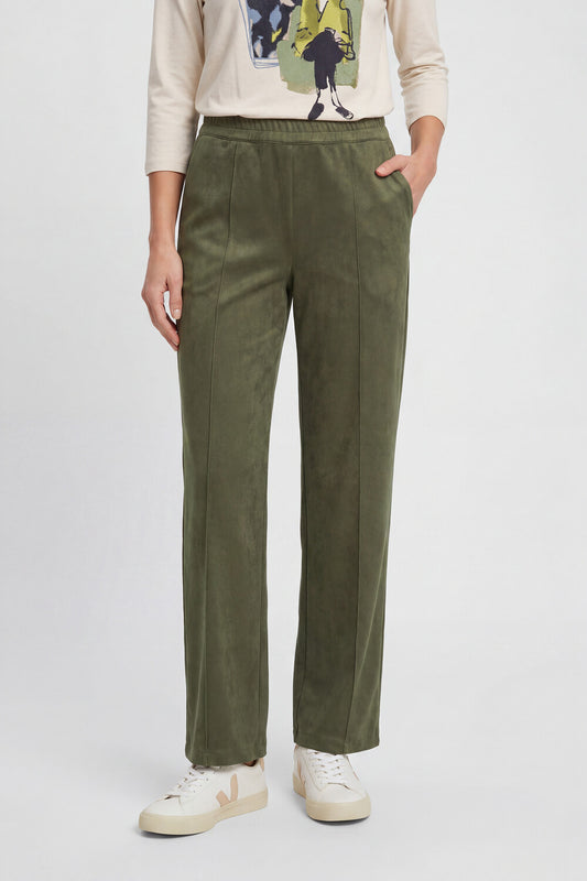 Olsen Faux Suede Trousers