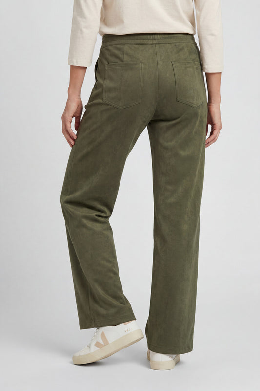Olsen Faux Suede Trousers