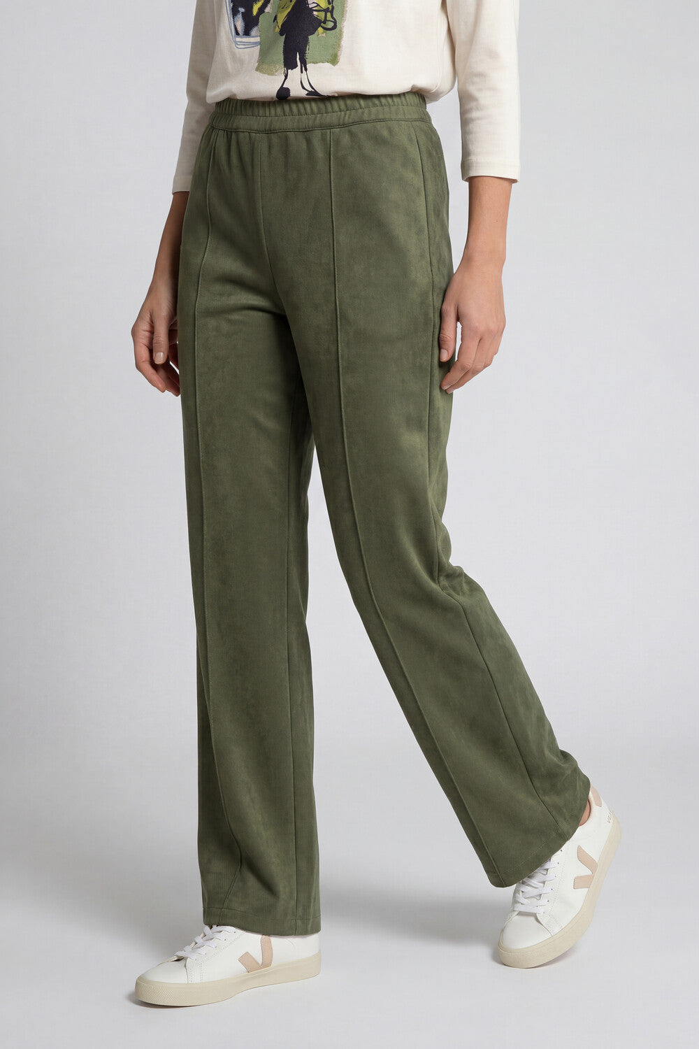 Olsen Faux Suede Trousers