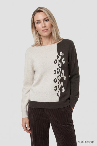 Olsen Panel Pullover