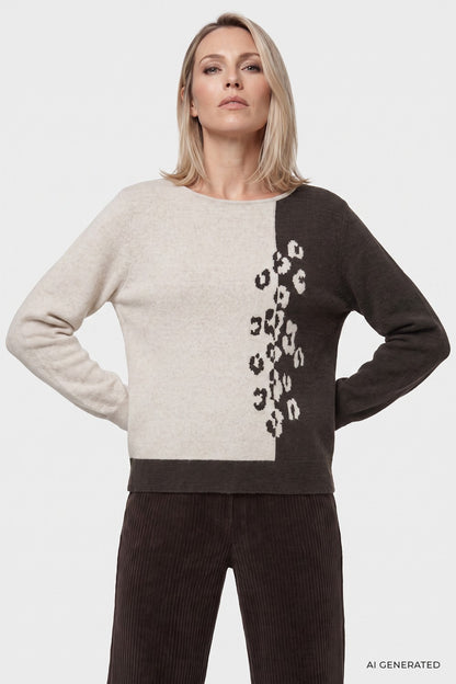 Olsen Panel Pullover